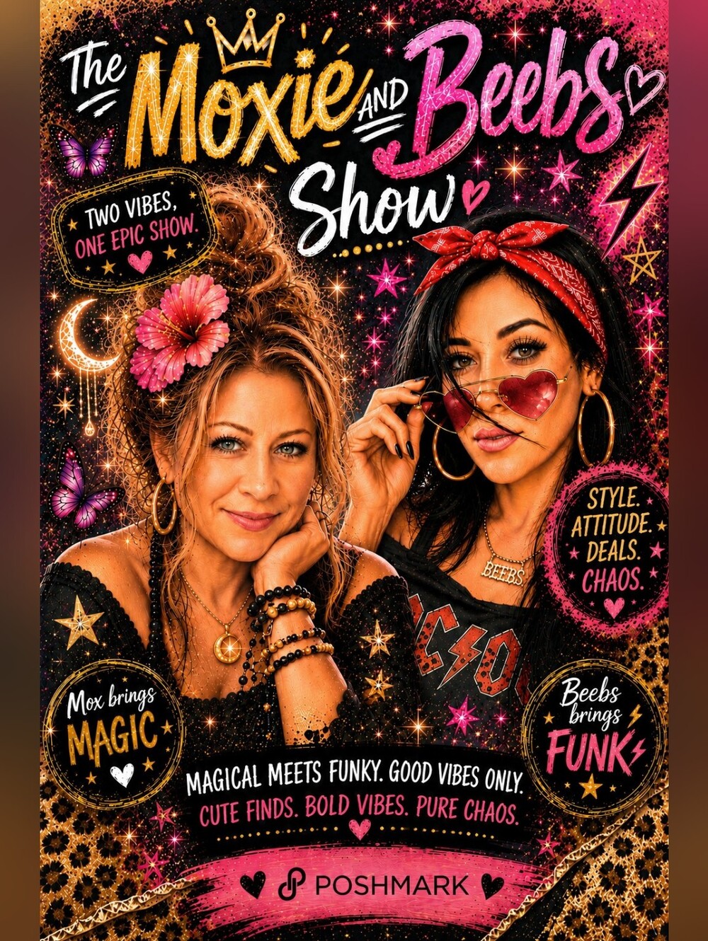 The Moxie & Beebs Show is LIVE!🖤🌛